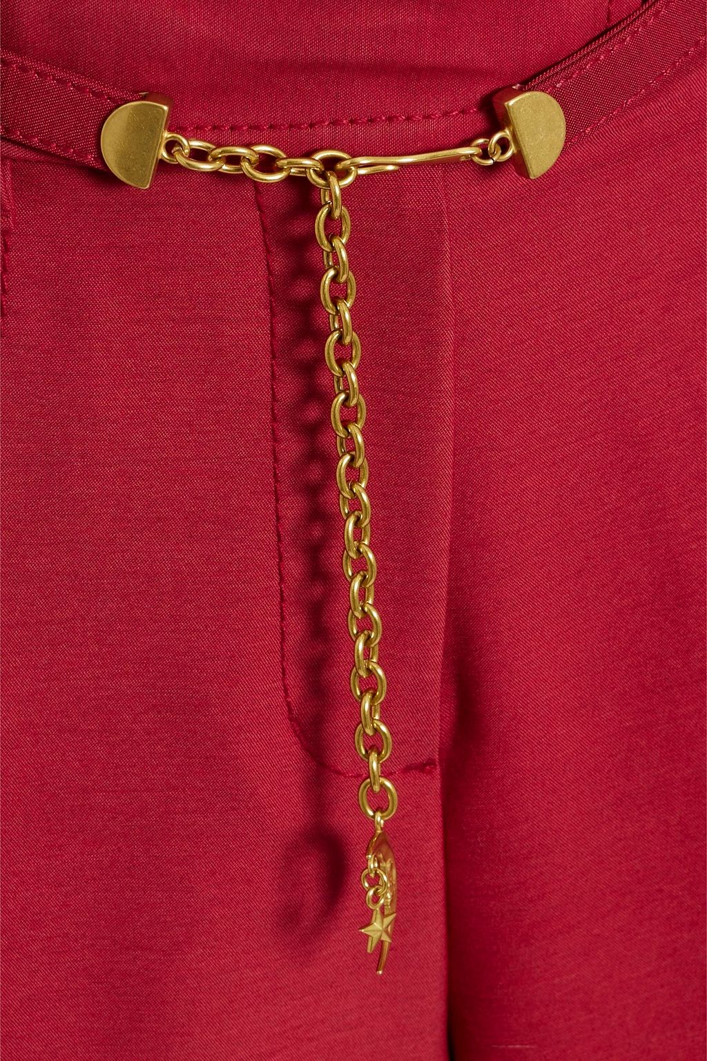 ZIMMERMANN Cropped wool-blend flared pants