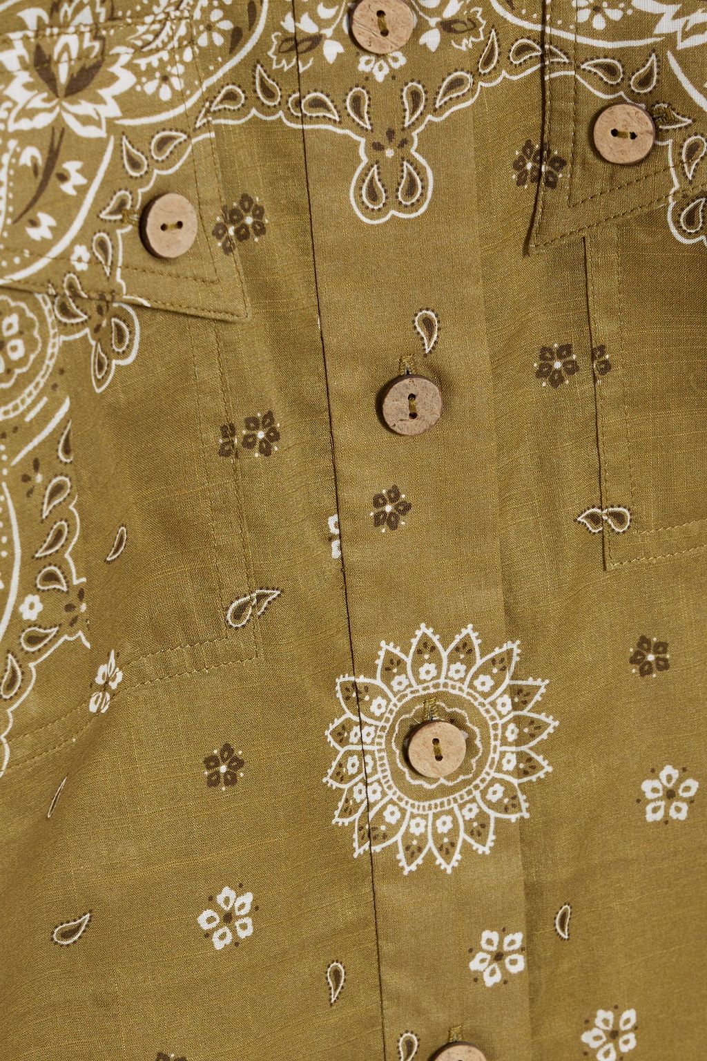 ZIMMERMANN Paisley-print cotton-voile shirt