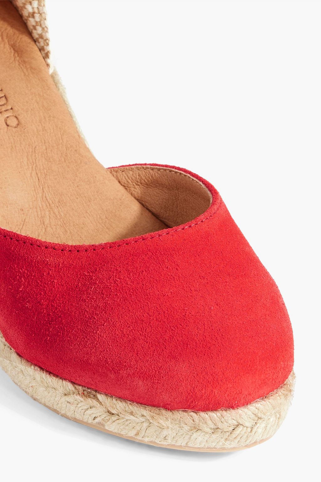 LAST STUDIO Leda suede wedge espadrilles THE