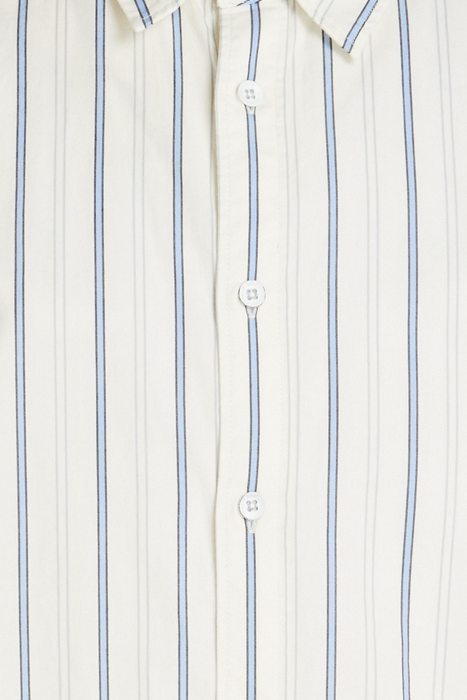 Rag & Bone Striped Cotton-twill Shirt In Light Blue