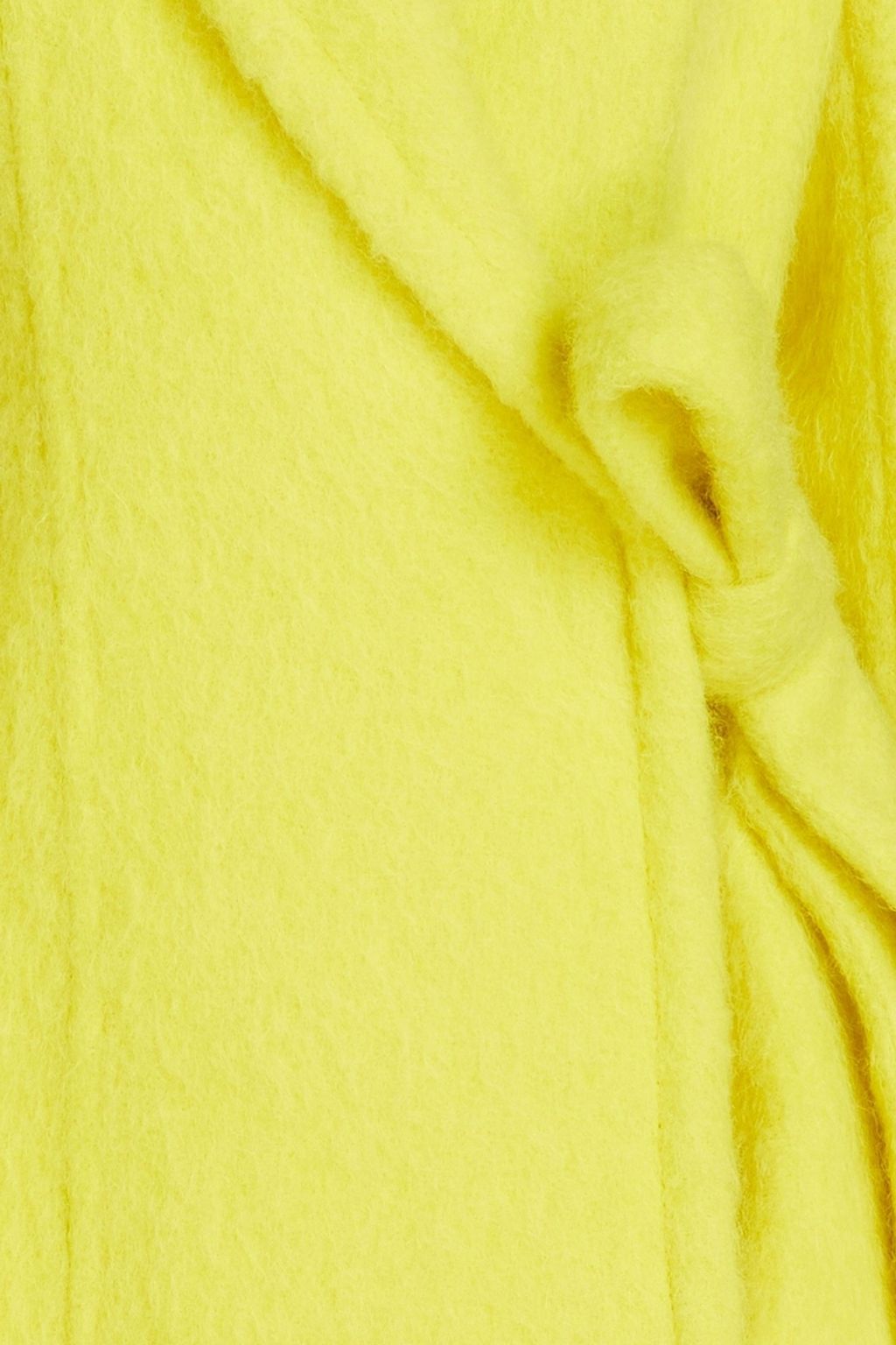 OSCAR DE LA RENTA Brushed wool-blend coat