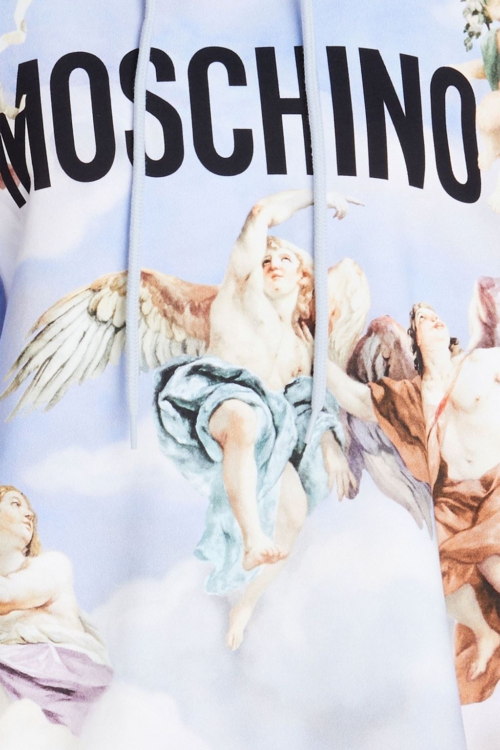 MOSCHINO 프린트 프렌치 코튼 테리 후디