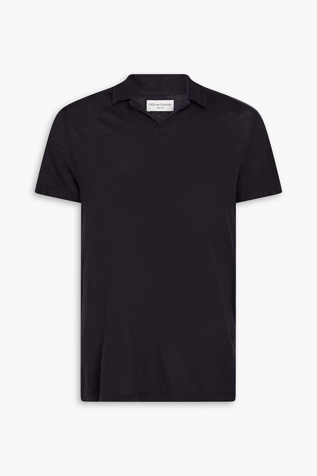 OFFICINE GÉNÉRALE Simon slub linen polo shirt | THE OUTNET