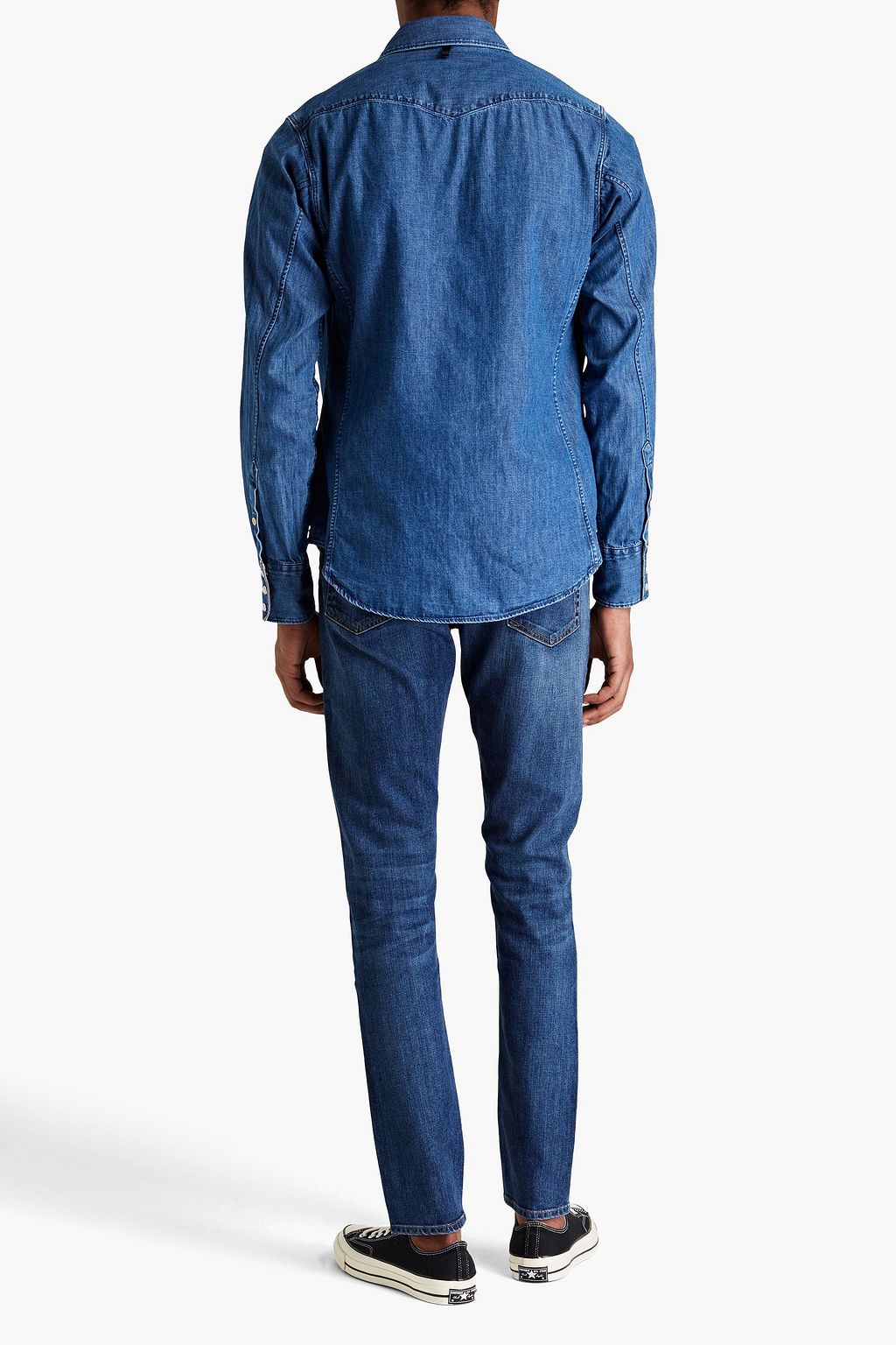 RAG & BONE Western cotton-chambray shirt