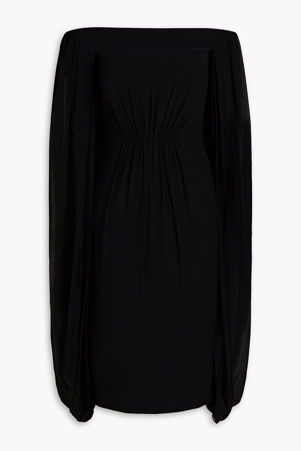 Emilia Wickstead Schulterfreies Kleid Aus Seide In Black