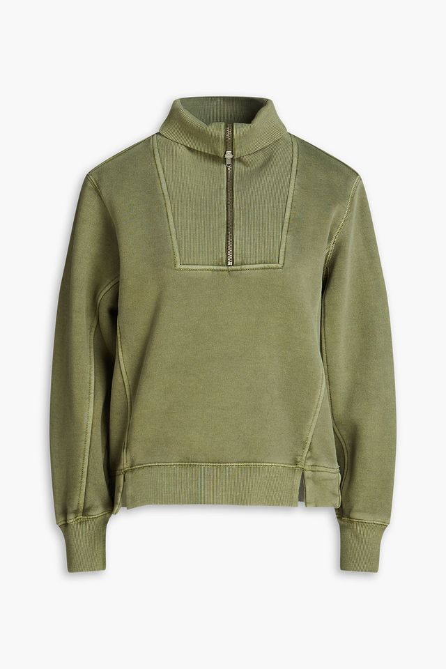 Crosby cotton-fleece half-zip sweatshirt