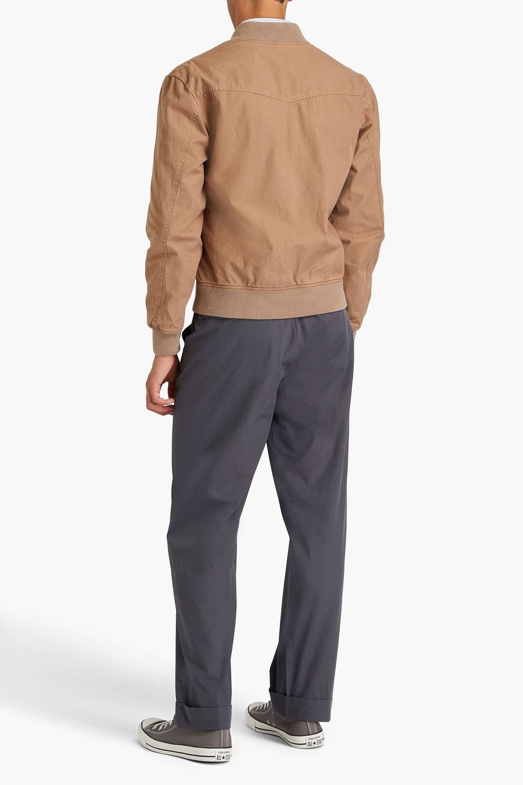 OFFICINE GÉNÉRALE 코튼 트윌 보머 재킷