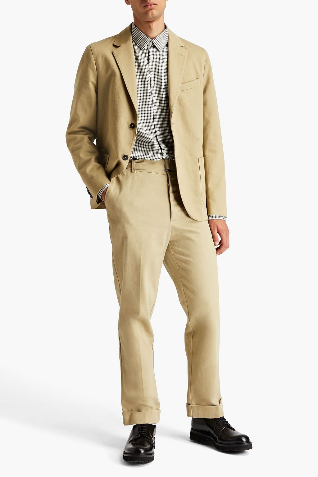 OFFICINE GÉNÉRALE Hetland Blazer aus Baumwoll-Twill