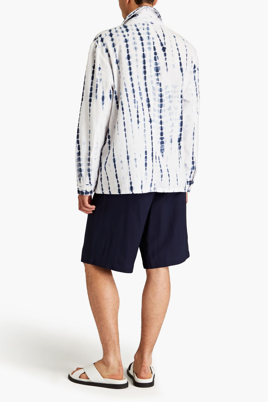 SMR DAYS Wittering tie-dyed cotton-canvas jacket