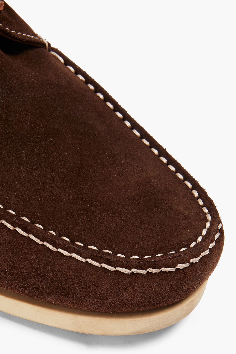 Shop Officine Generale Seth Suede Desert Boots In Brown