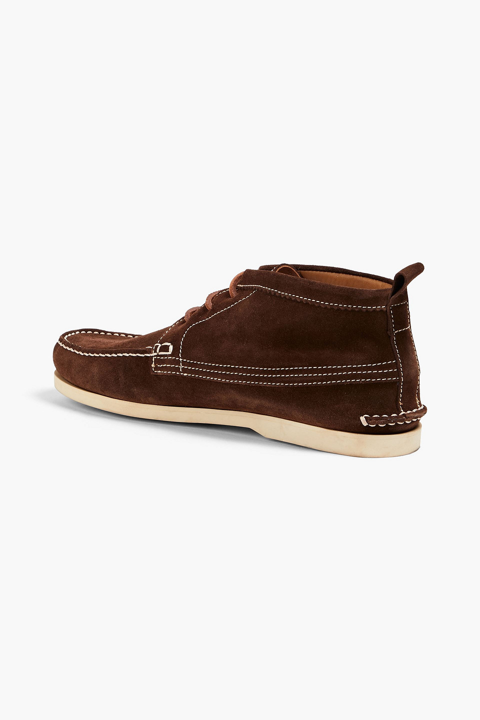 Shop Officine Generale Seth Suede Desert Boots In Brown