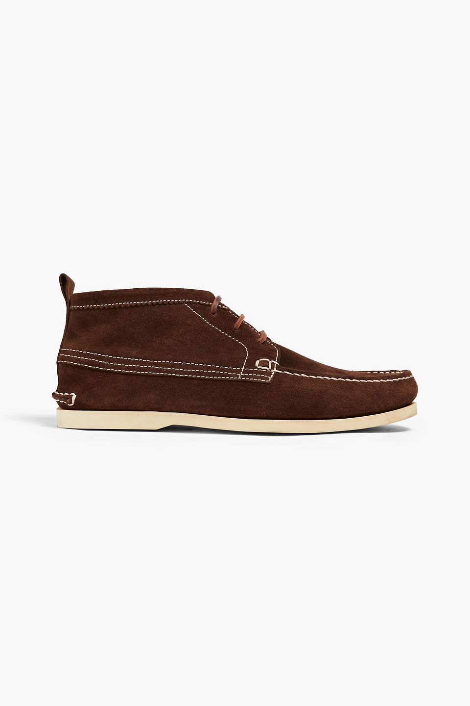 Officine Generale Seth Suede Desert Boots In Brown