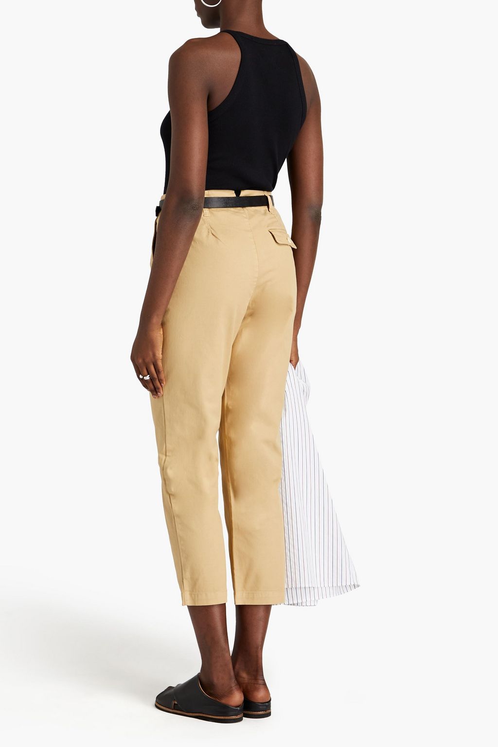 ALEX MILL Boy cropped cotton-blend twill tapered pants