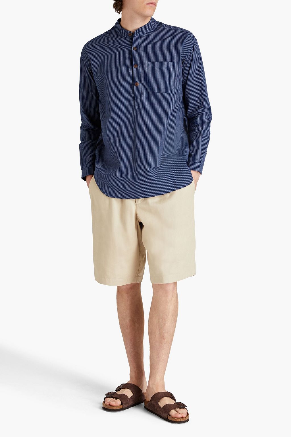SMR DAYS Striped cotton shirt