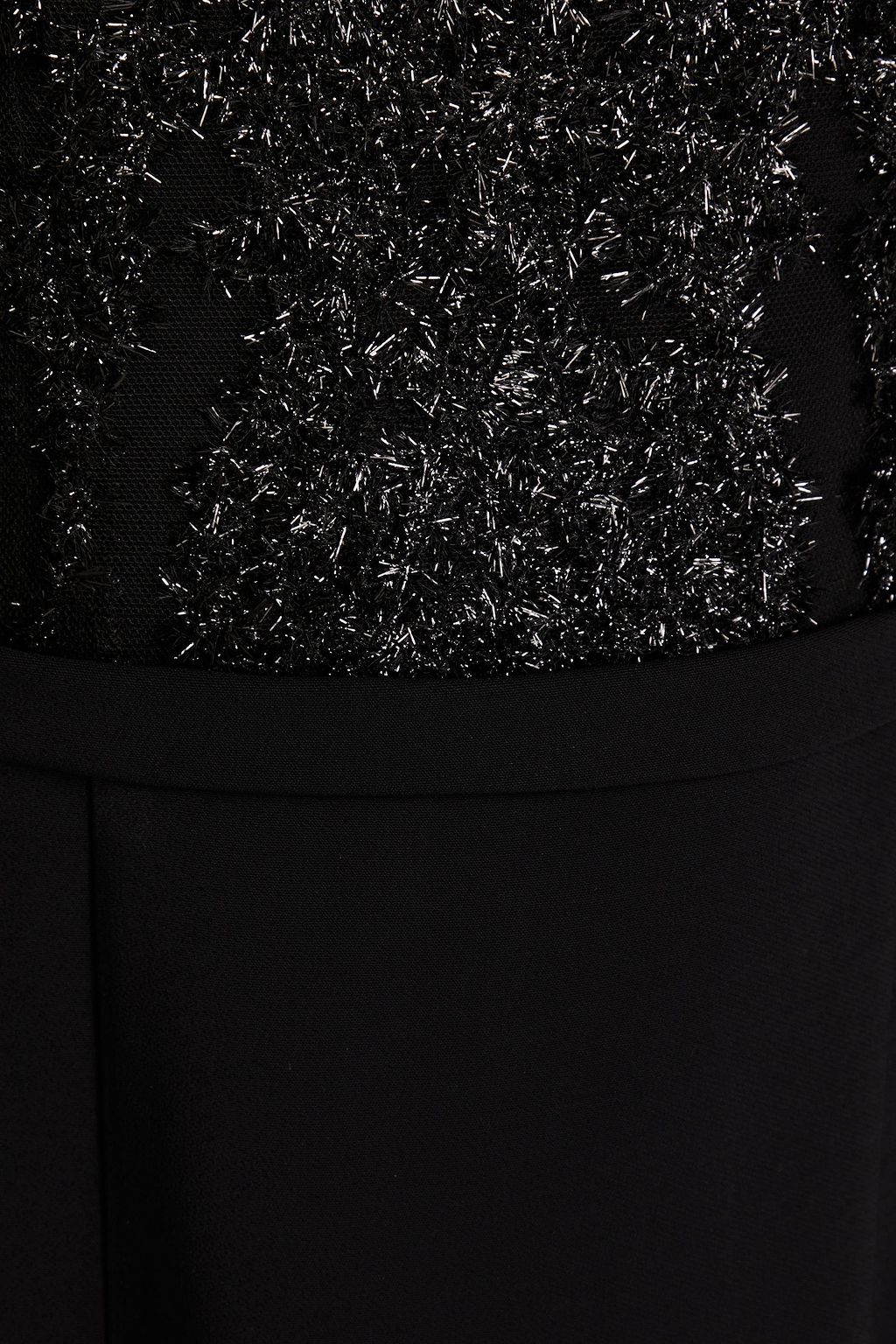 MOSCHINO Kleid aus Tüll mit Metallic-Fil-Coupé und Crêpe-Einsätzen