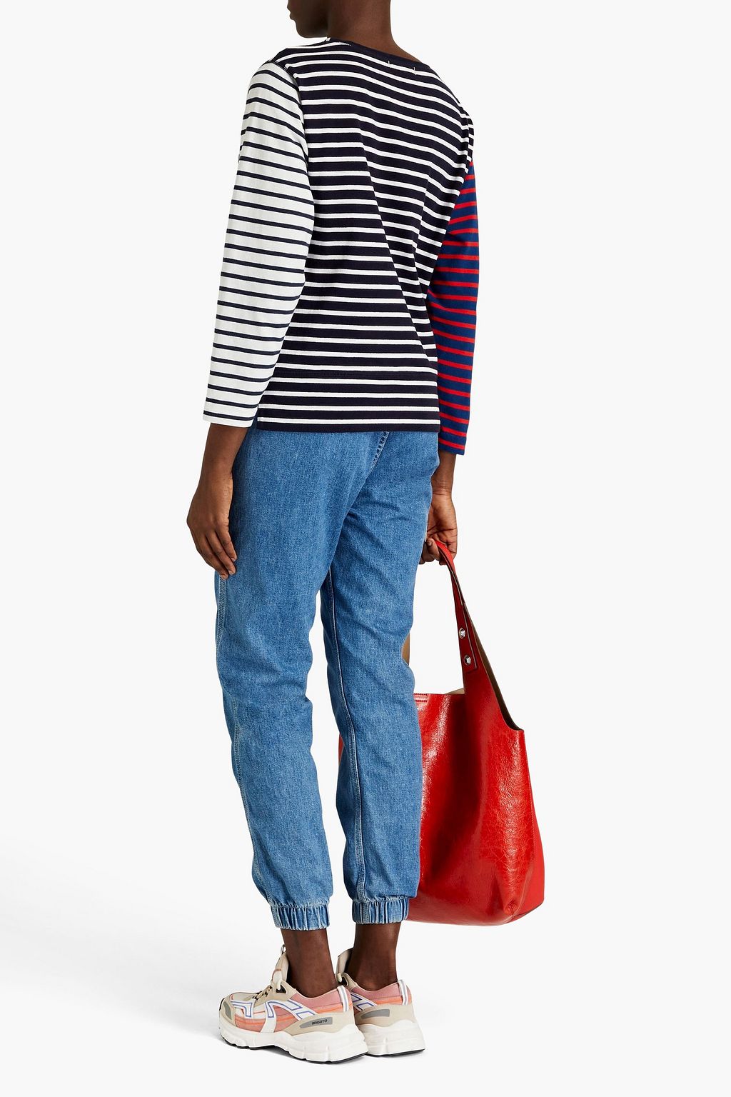 ALEX MILL Lakeside striped cotton-jersey top