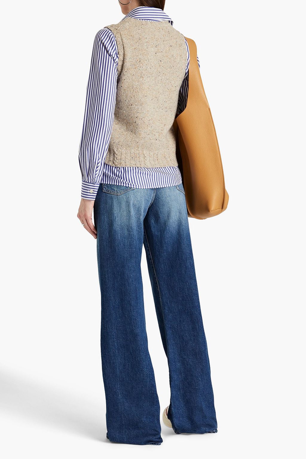 ALEX MILL Francis Donegal merino wool-blend vest