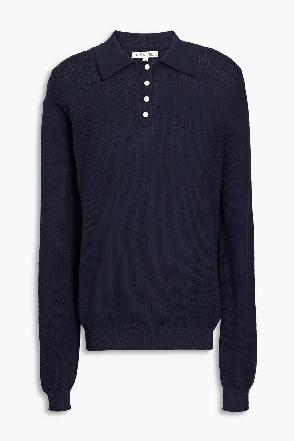 ALEX MILL ALICE COTTON POLO SWEATER
