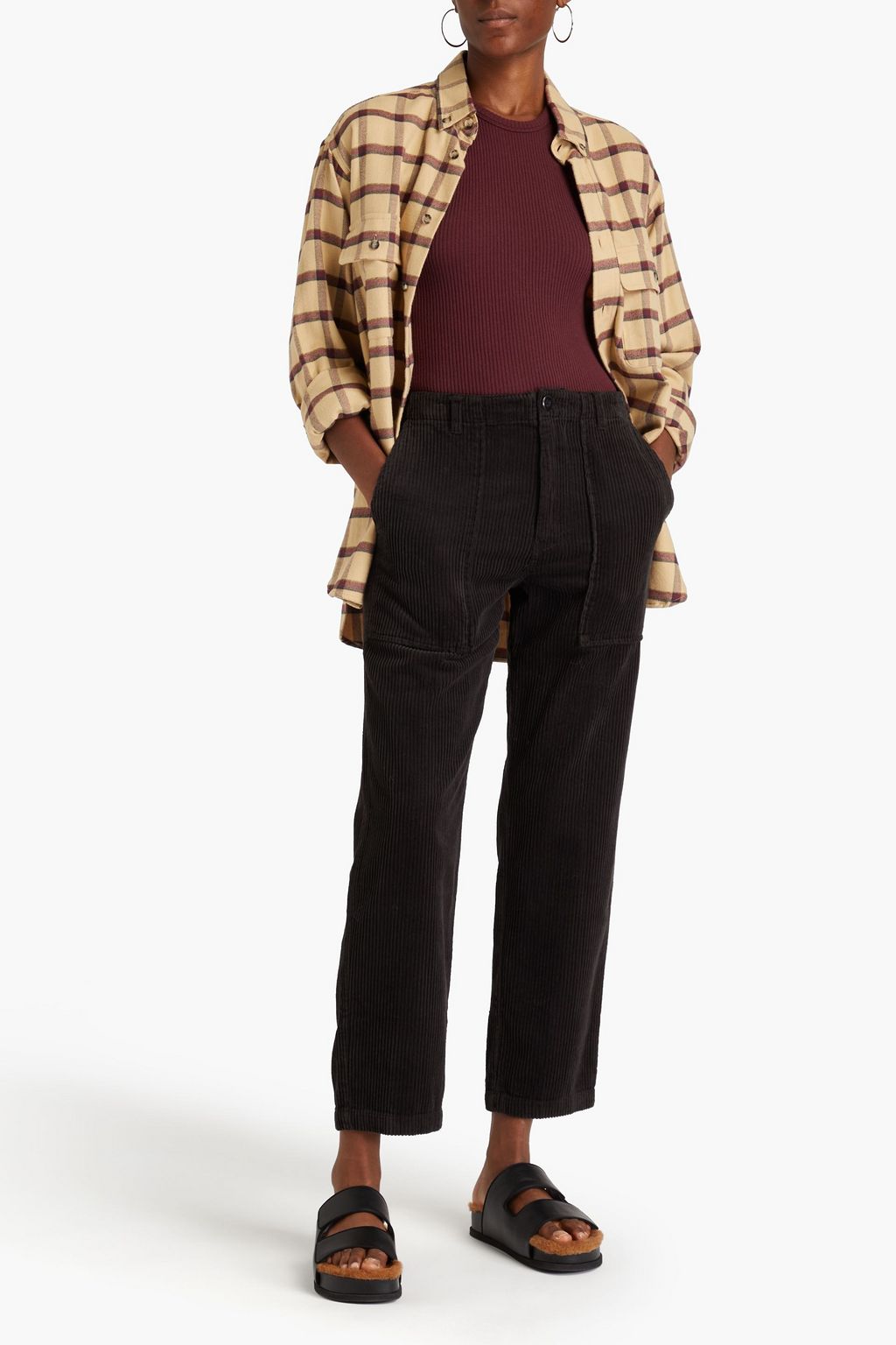 ALEX MILL Hose mit geradem Bein aus Baumwollcord