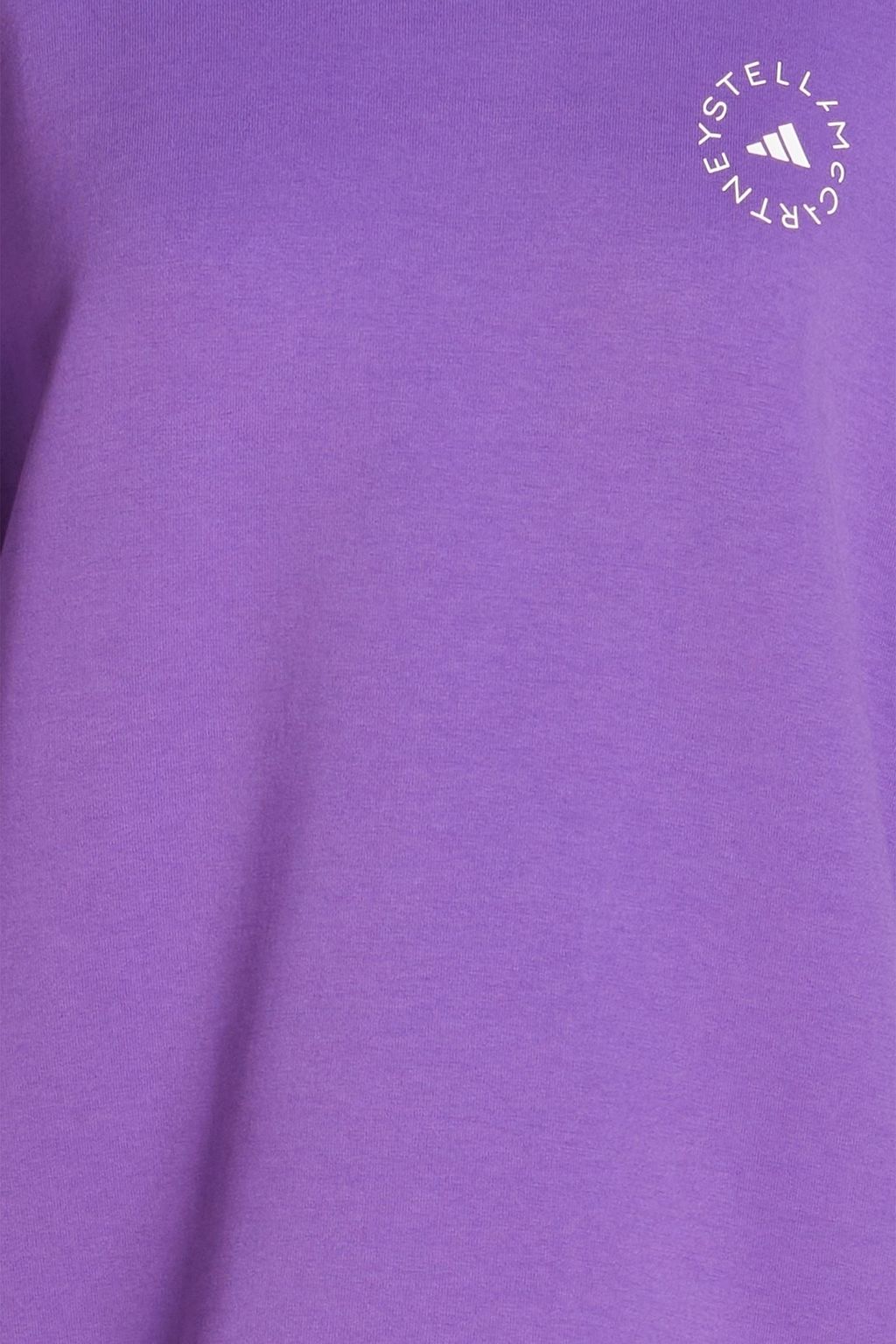 ADIDAS BY STELLA MCCARTNEY Printed cotton-blend jersey sweatshirt