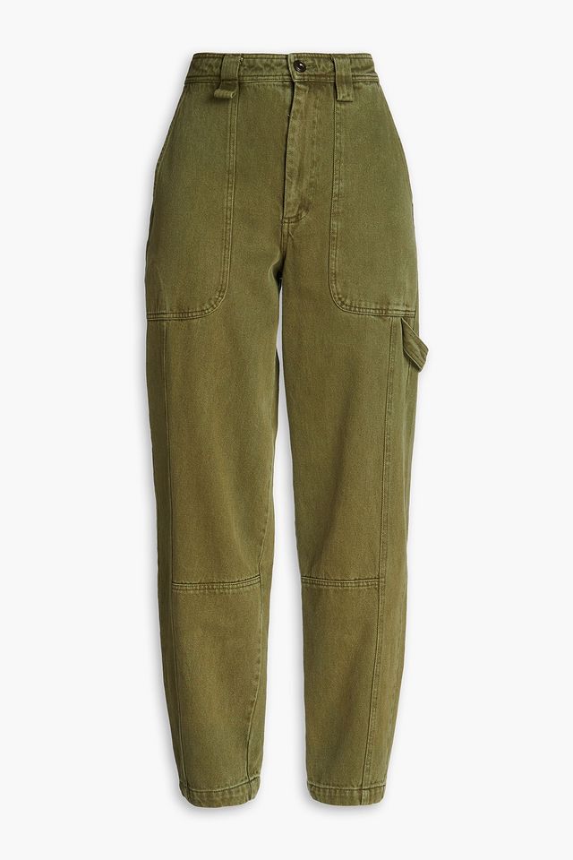 Phoebe high-rise tapered jeans