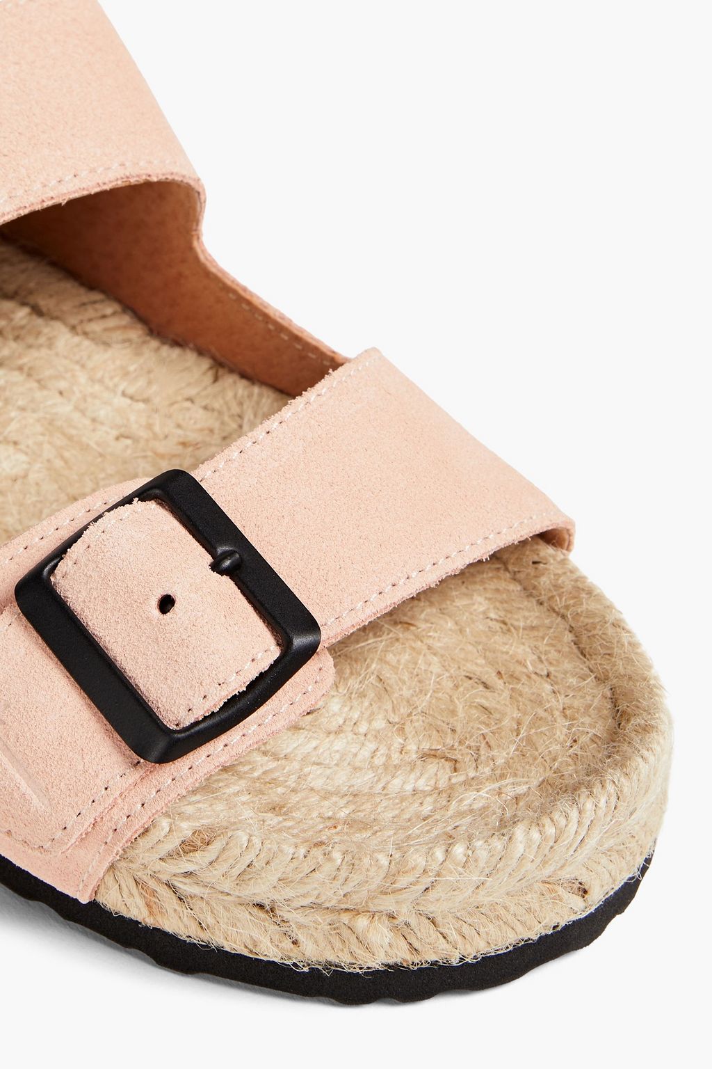 MANEBÍ Nordic buckled suede espadrilles