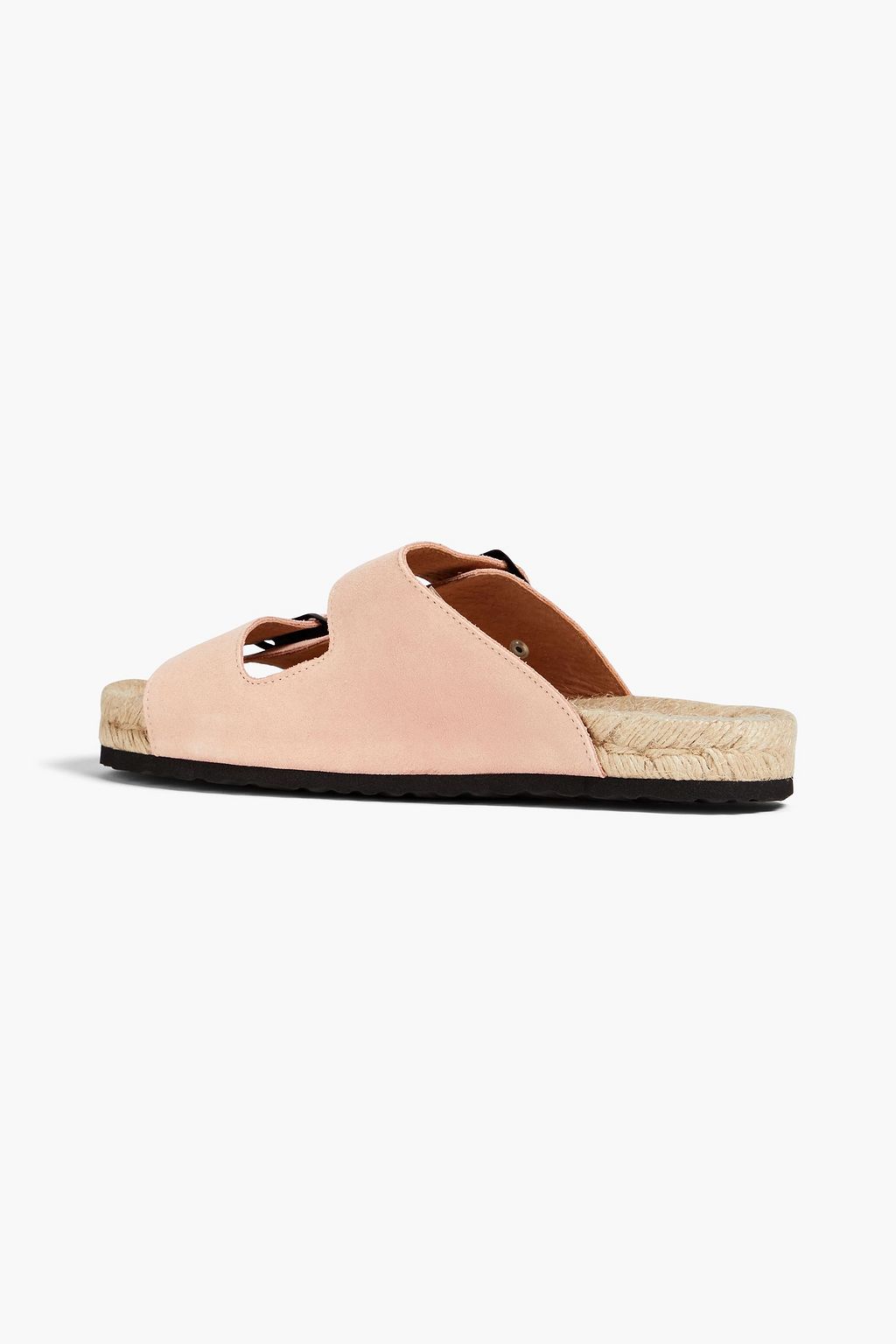 MANEBÍ Nordic buckled suede espadrilles