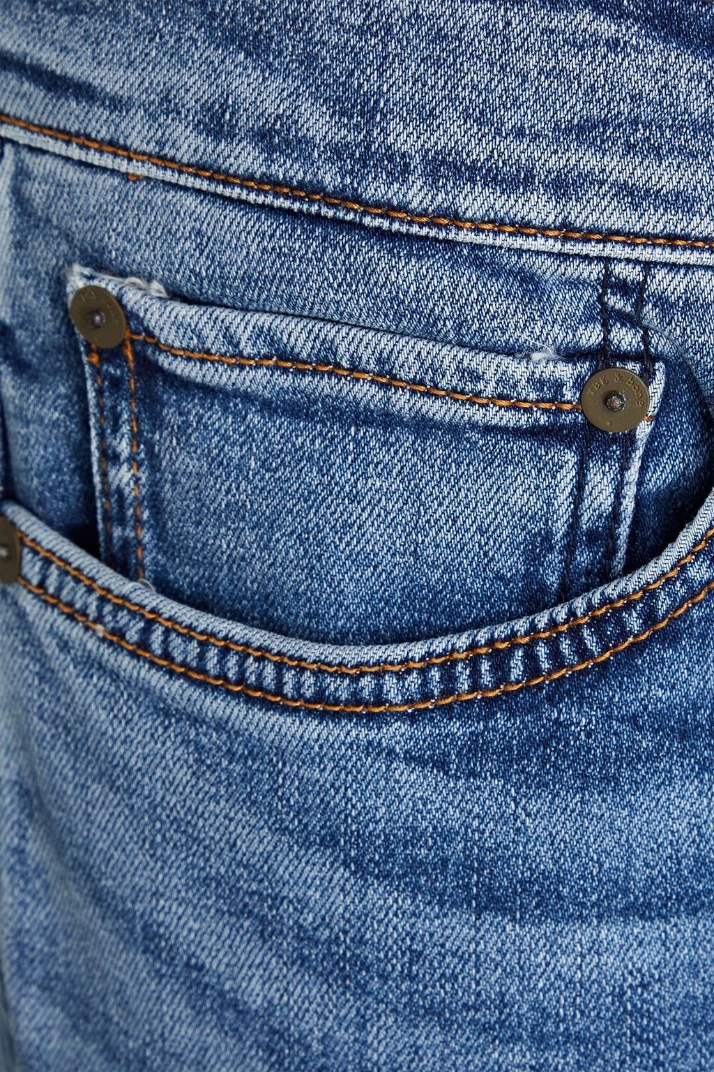 RAG & BONE Fit 2 Authentic slim-fit distressed denim jeans
