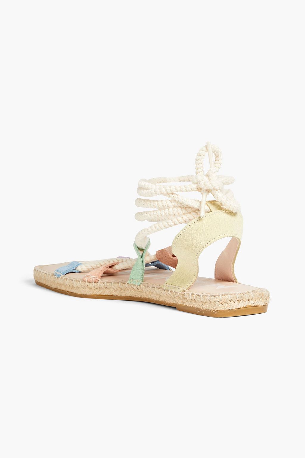 MANEBÍ Faux suede espadrille sandals