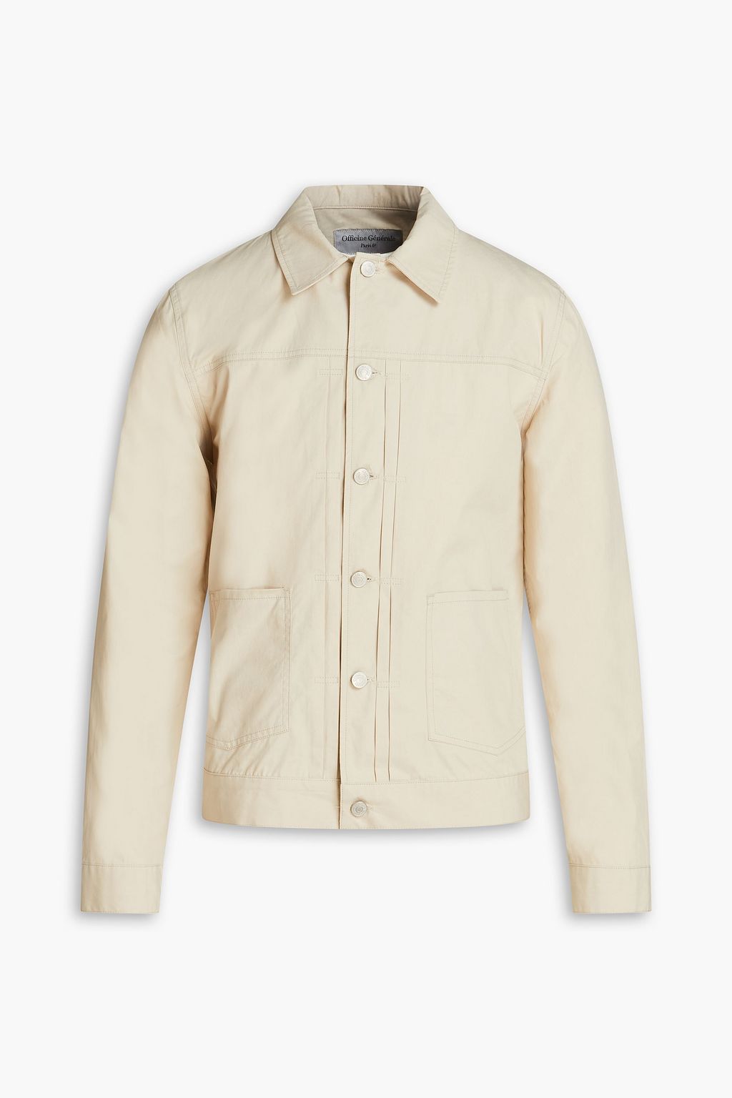 cotton poplin jacket for men