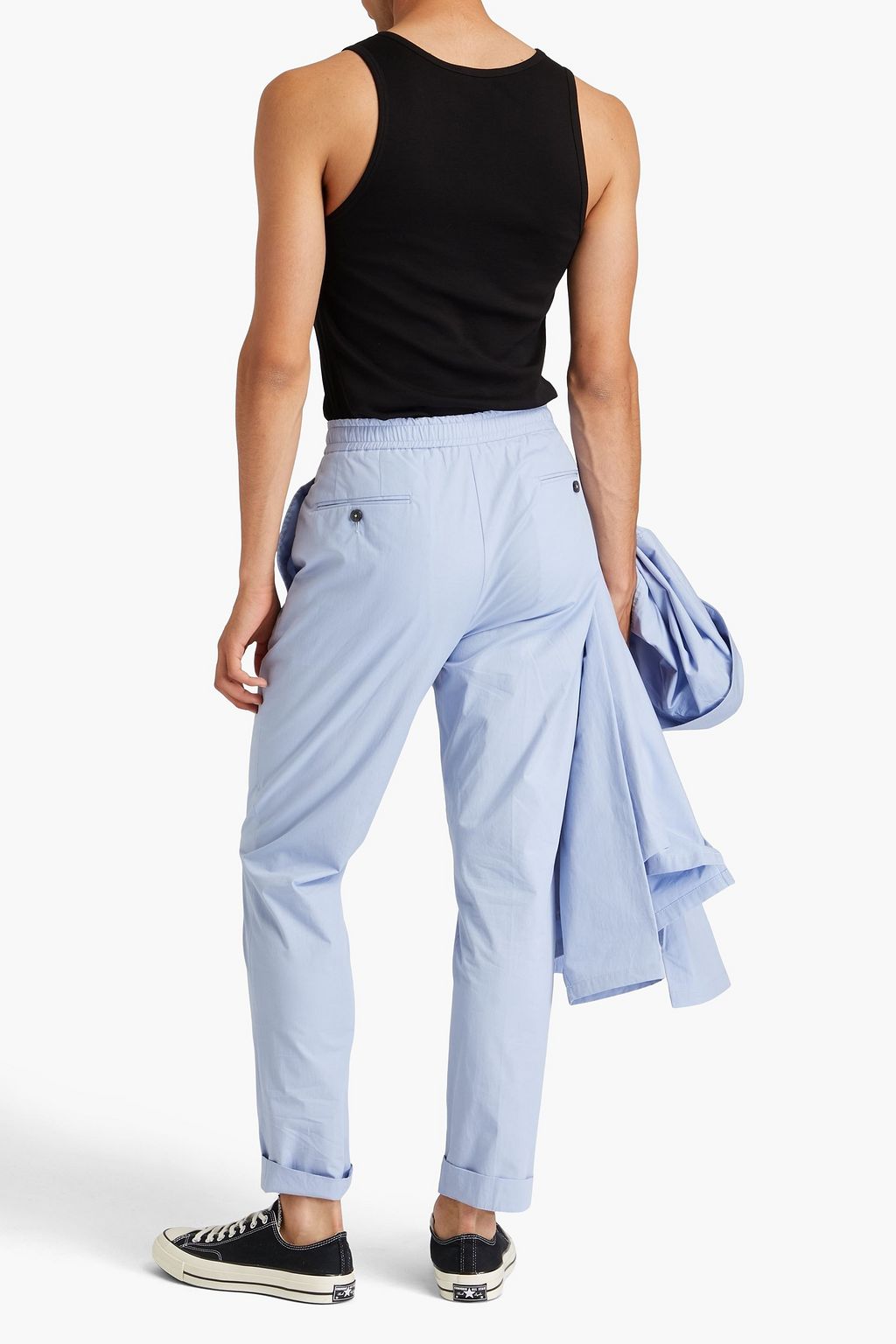 OFFICINE GÉNÉRALE Drew tapered cotton-poplin pants