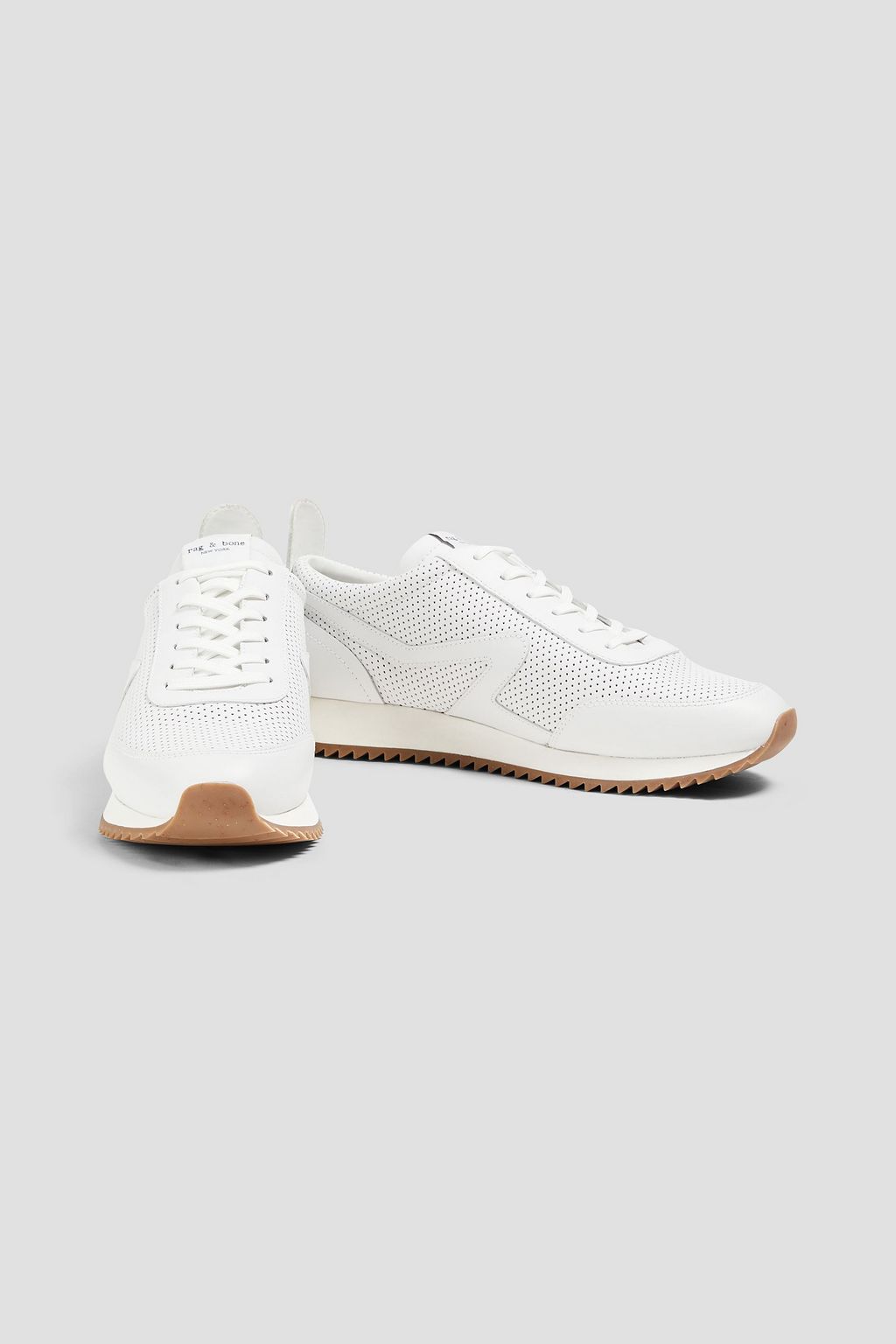 RAG & BONE Retro Runner Sneakers aus perforiertem Leder