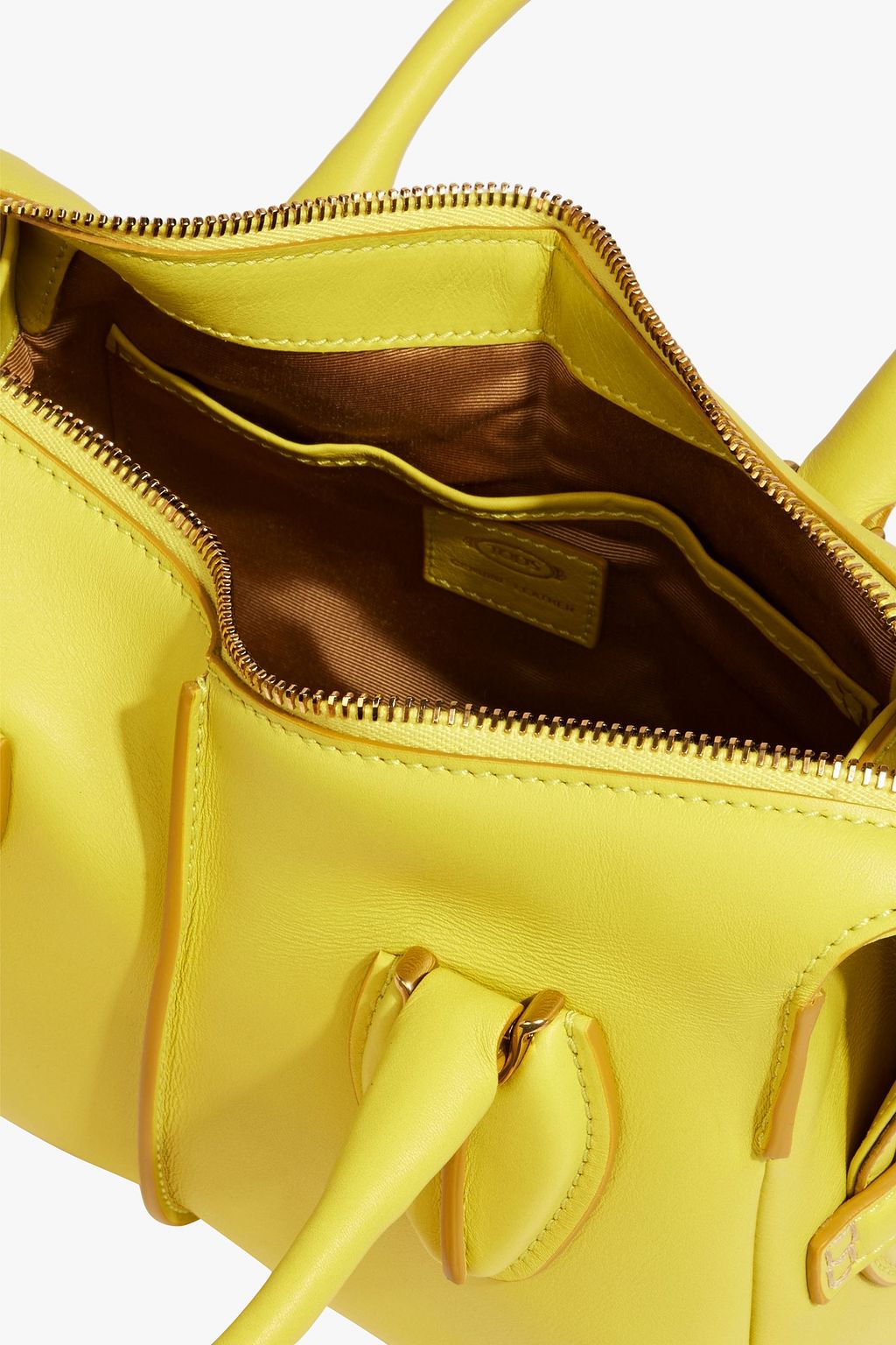 TOD'S Bauletto Zip Micro leather tote