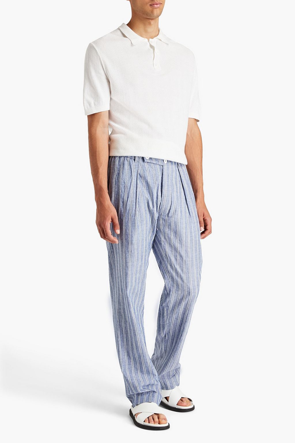 SMR DAYS Bondi tapered striped cotton pants