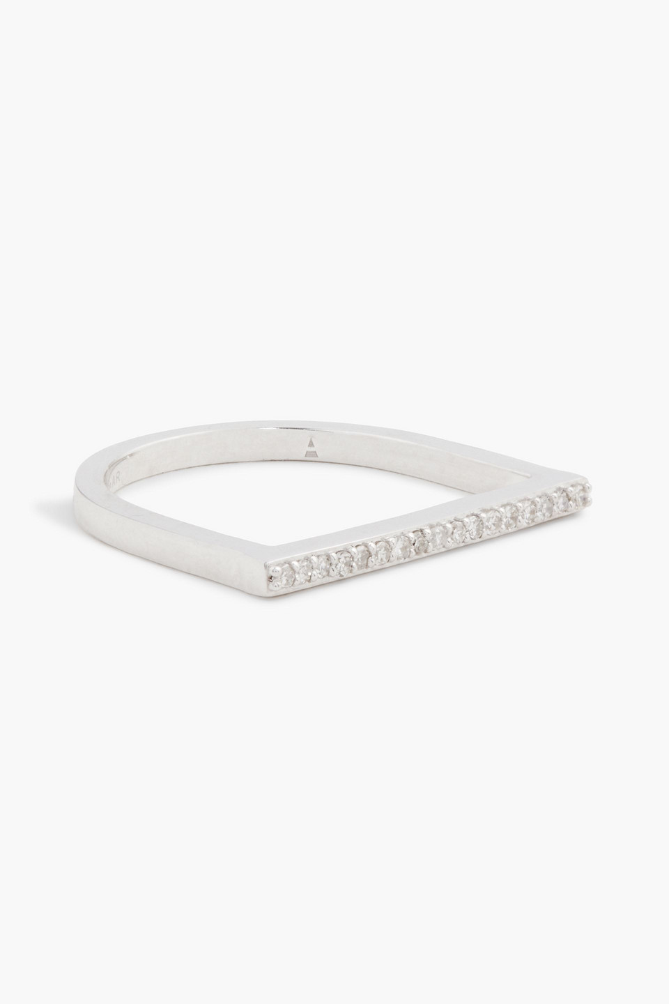 Adina Reyter Sterling Silver Diamond Ring