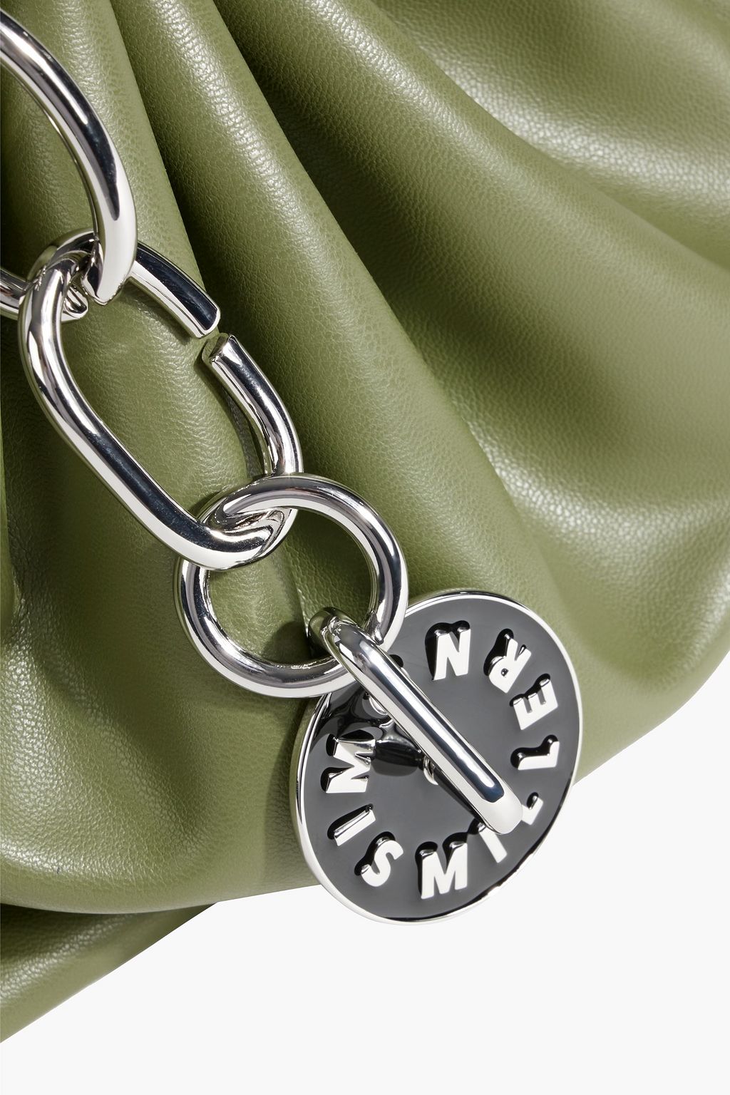 SIMON MILLER Long Scrunch faux leather bucket bag