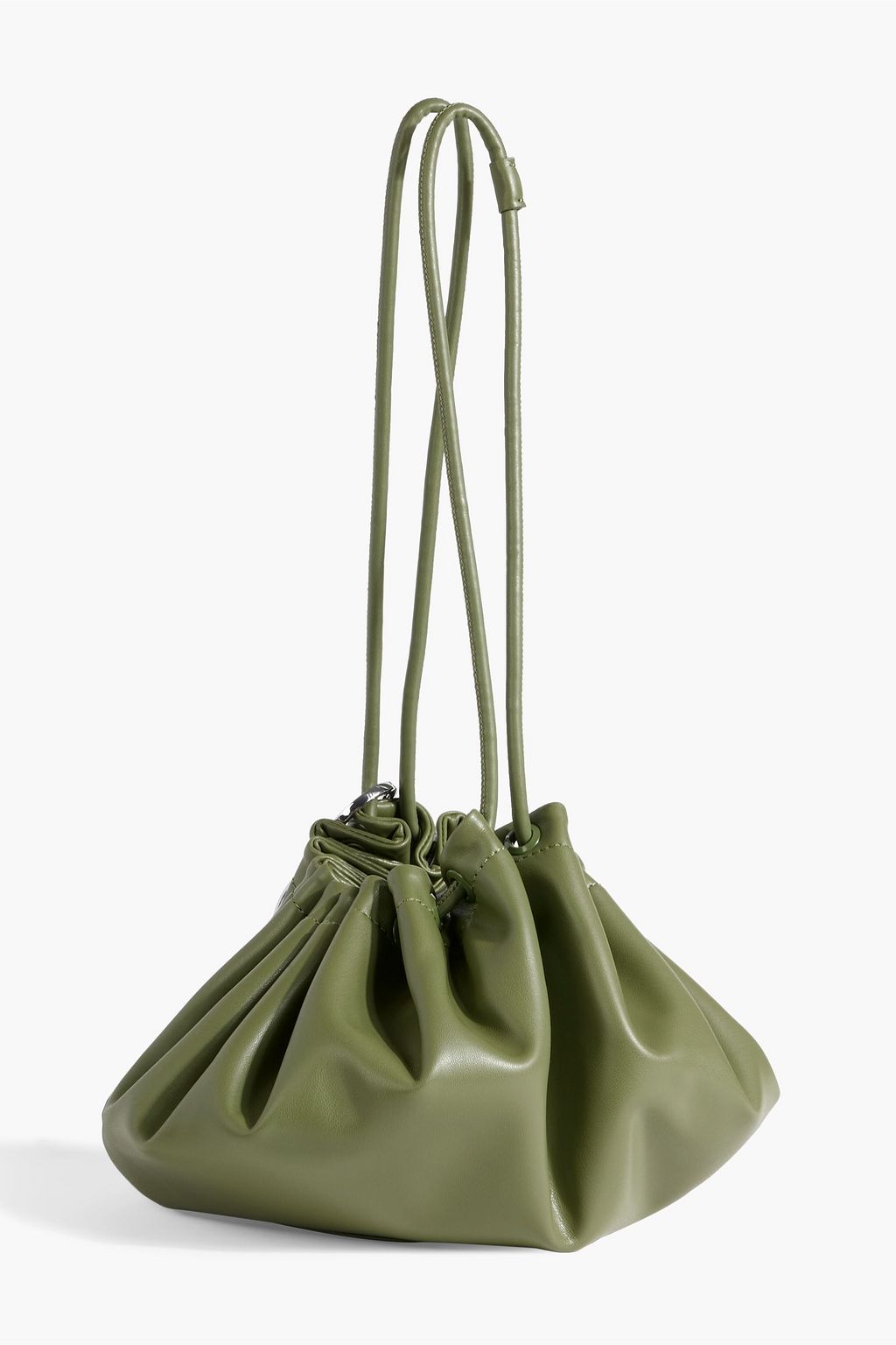 SIMON MILLER Long Scrunch faux leather bucket bag
