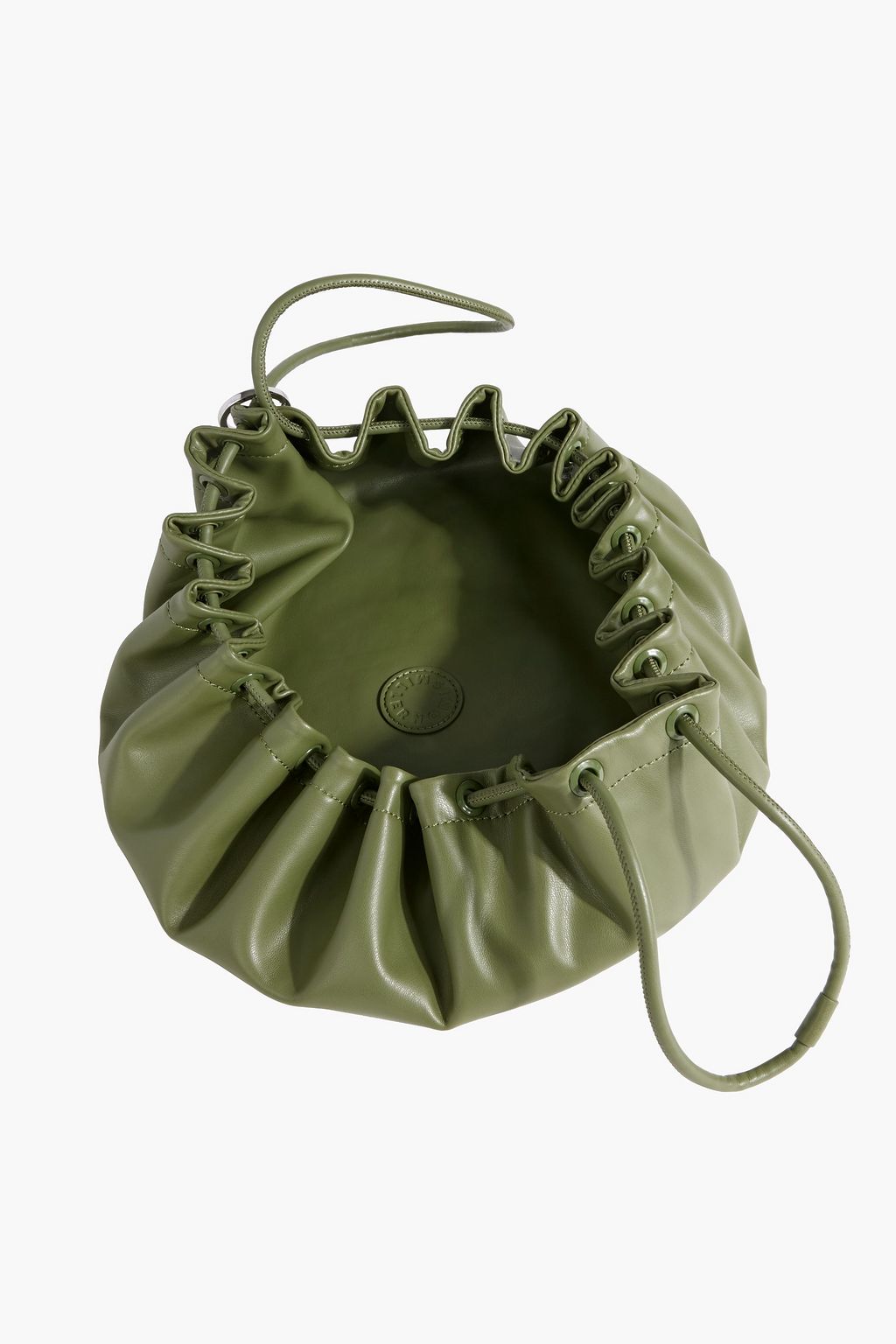 SIMON MILLER Long Scrunch faux leather bucket bag
