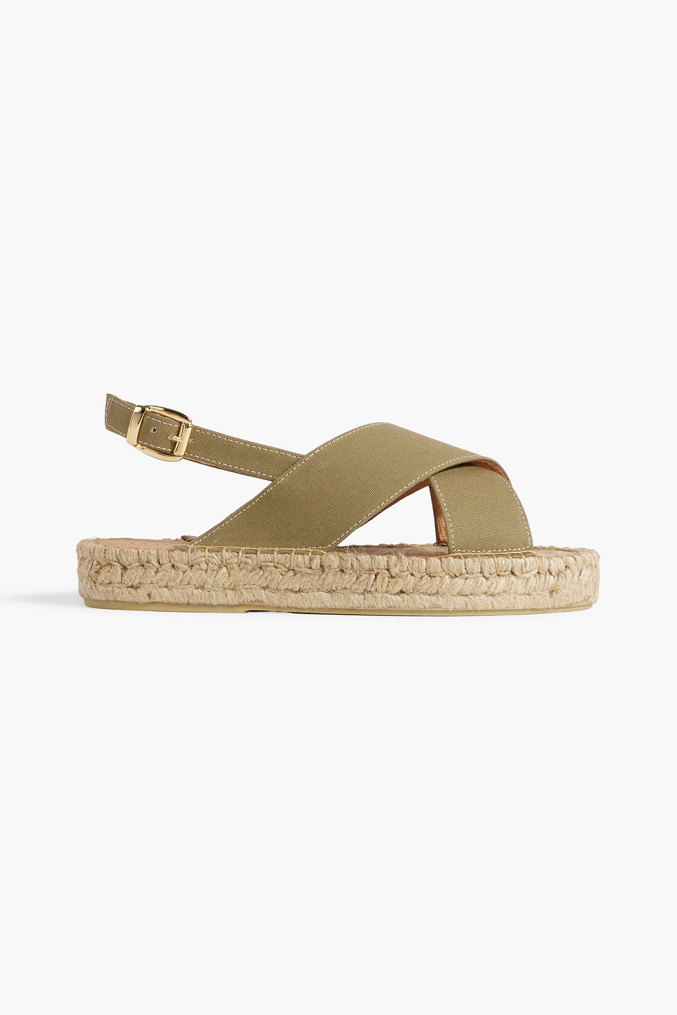 Sada canvas espadrille slingback sandals