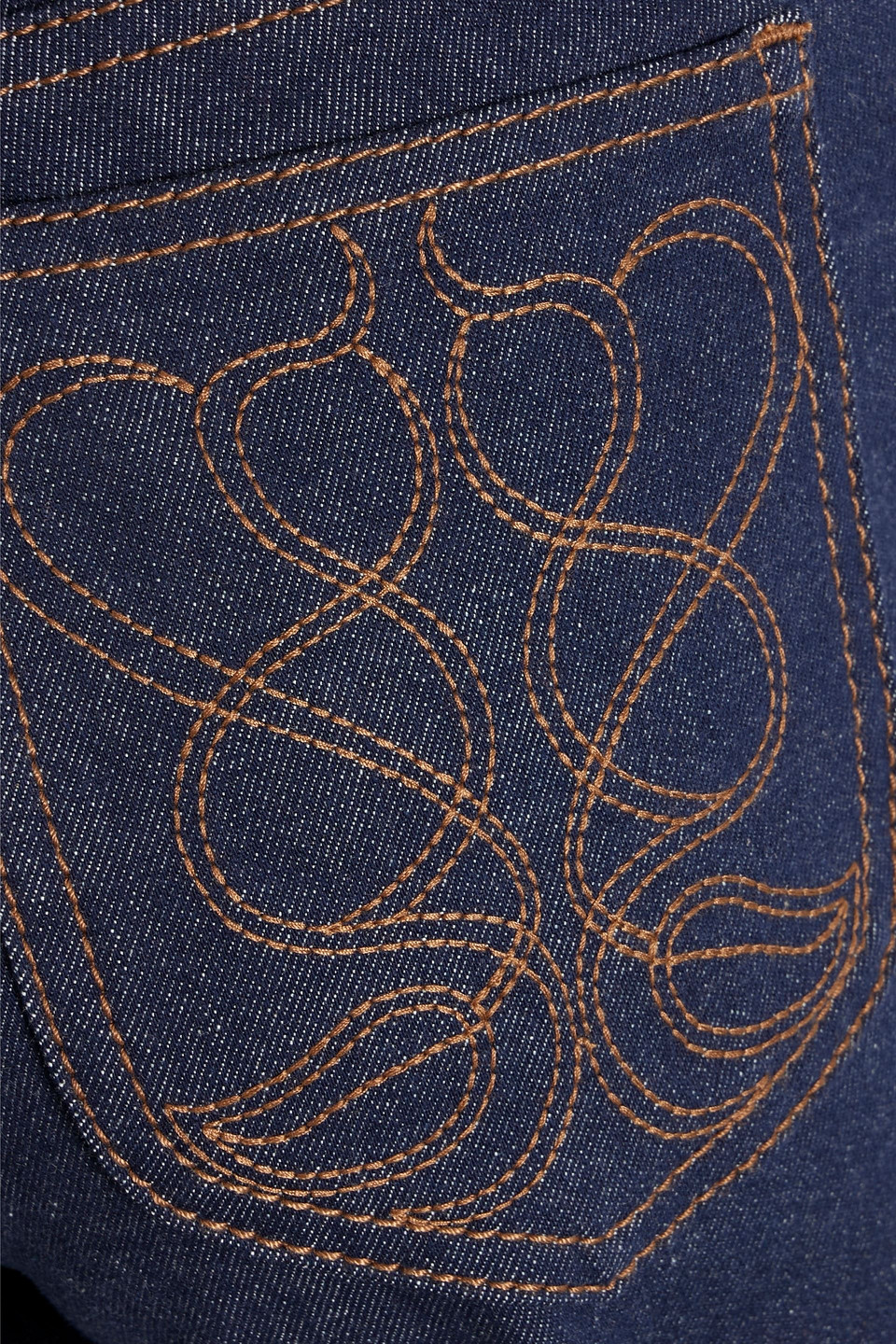 Zimmermann Hoch Sitzende Cropped Jeans Mit Geradem Bein In Dark Denim
