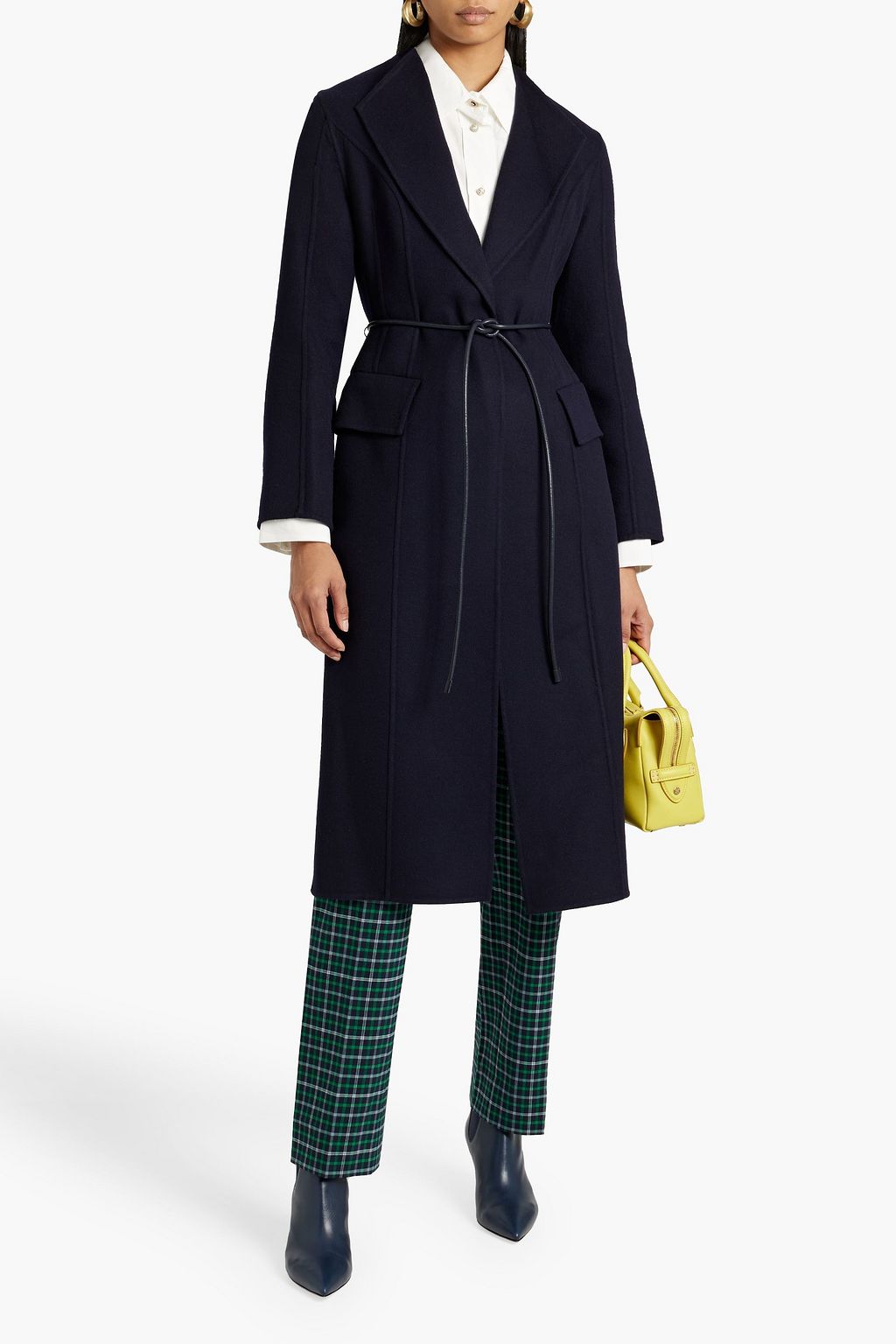 ZIMMERMANN Belted wool-felt coat
