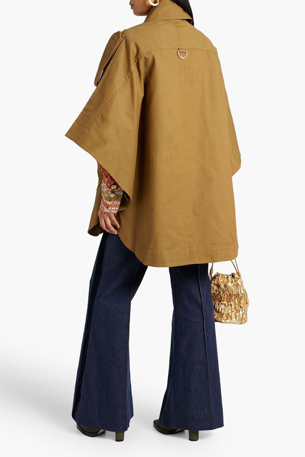 ZIMMERMANN Cotton-blend twill cape