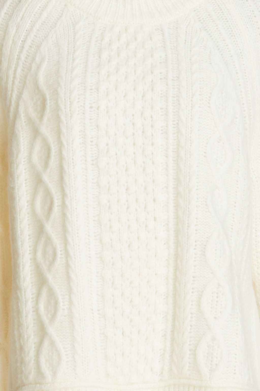 ALEX MILL Camil cable-knit wool-blend turtleneck sweater