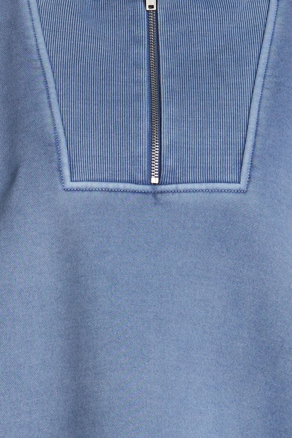 ALEX MILL Crosby cotton-fleece half-zip sweatshirt