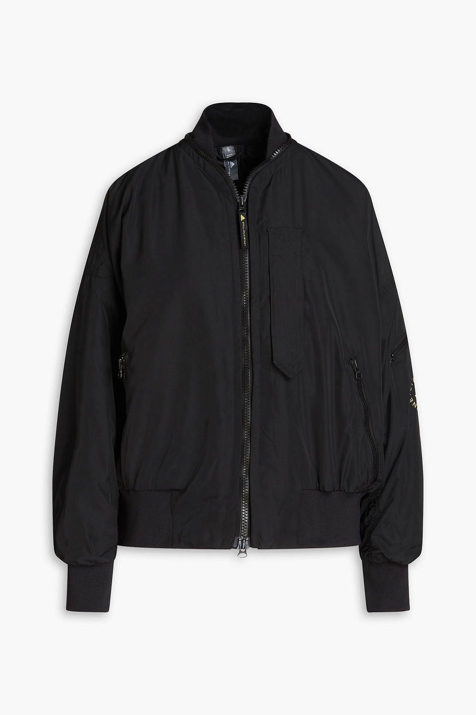 Shop Adidas By Stella Mccartney Shell Bomber Jacket In Black