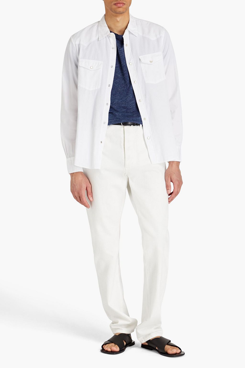 OFFICINE GÉNÉRALE Felix cotton-twill shirt