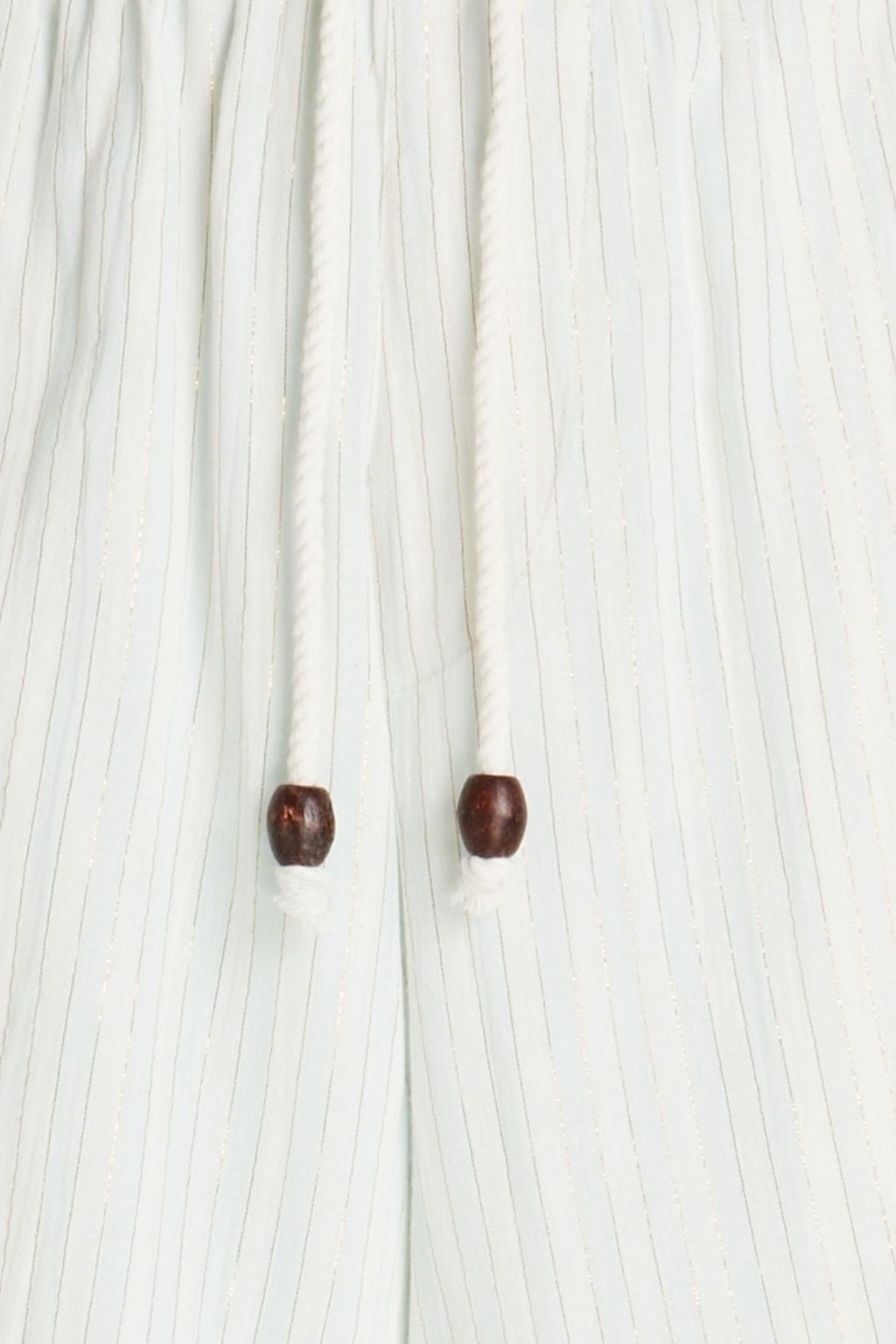 SMR DAYS Hiri cotton and lurex-blend drawstring shorts