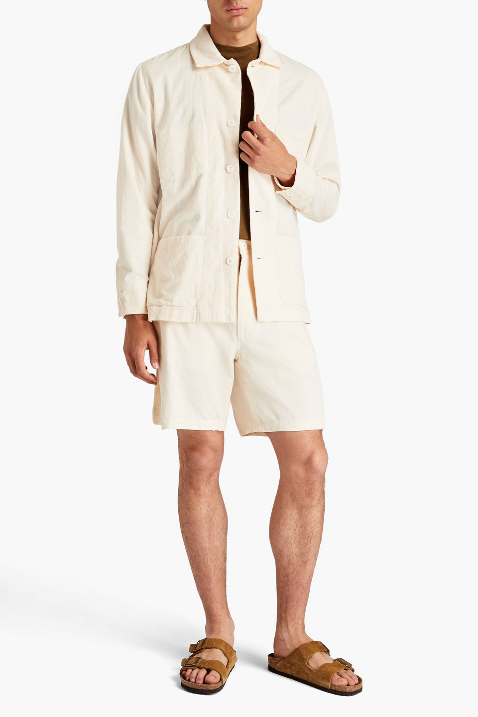  Smr Days - Jacke Aus Baumwollcord - Neutral - Xs 