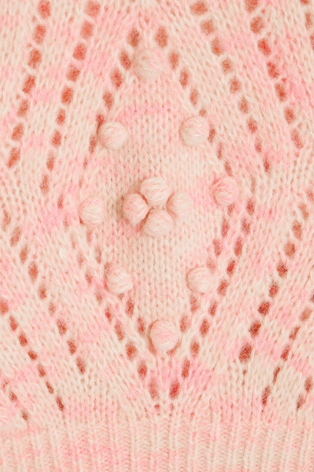 ZIMMERMANN Pullover aus Pointelle-Strick mit Pompons