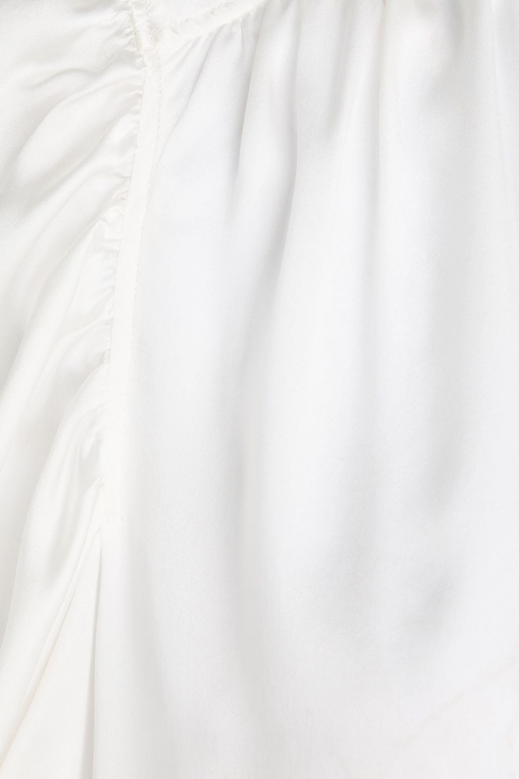 FRAME Gillian silk-satin blouse